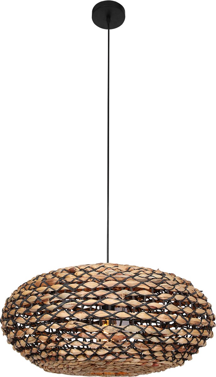 Light & Living - Hanglamp Tripoli - Ø60x29.5cm - Zwart