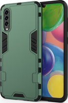 Mobigear Armor Hardcase Hoesje - Geschikt voor Samsung Galaxy A71 - Groen