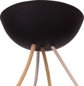 CableCup Quattro plafondkap 4 snoeren - Ø15,8 cm - siliconen - zwart - rond flexibel