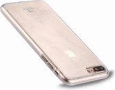 GOOSPERY JELLY CASE voor iPhone 8 Plus & 7 Plus TPU Glitterpoeder Valbestendige beschermende achterkant van de behuizing (transparant)