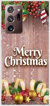 Voor Samsung Galaxy Note20 Ultra Christmas Series Clear TPU beschermhoes (kerstballen)