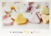 Kaart - Eco Cards - A million hugs & kisses - ECLT21