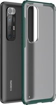 Voor Xiaomi Mi 10S Vierhoekige schokbestendige TPU + pc-beschermhoes (groen)