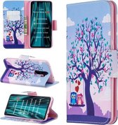 Voor Xiaomi Redmi Note 8 Pro Gekleurde Tekening Horizontale Flip Leren Case met Houder & Kaartsleuven & Portemonnee (Eagle Tree)