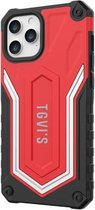 TGVlS Sharp-serie TPU + pc-beschermhoes voor iPhone 12 Pro (rood)