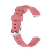 Voor Fitbit Inspire 2 TPE vervangende horlogeband, maat: L (rood)