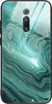 Voor Xiaomi Redmi K20 / K20 Pro / Mi 9T Beschermhoes met marmerpatroonglas (DL02)