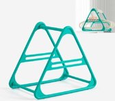 Triangle Hanger Kledingclip Opbergrek Home Multifunctioneel afwerkingsrek (groen)