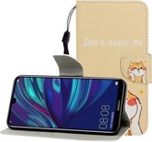 Voor Huawei Honor 10i / 20i Gekleurde Tekening Horizontale Flip Leren Case met Houder & Kaartsleuf & Portemonnee (Shiba Inu)