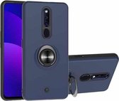 Voor OPPO F11 PRO 2 in 1 pc + TPU beschermhoes met 360 graden roterende ringhouder (koningsblauw)