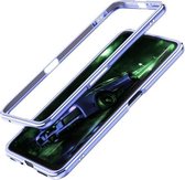 Voor OPPO Realme X50 5G Aluminium schokbestendig beschermend bumperframe (lichtpaars)