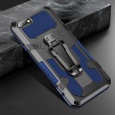 Voor Geschikt voor Xiaomi Redmi 6A Armor Warrior schokbestendige pc + TPU beschermhoes (blauw)