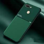 Voor Xiaomi Mi 8 Lite Classic Tilt Strip Grain Magnetisch Schokbestendig PC + TPU-hoesje (groen)