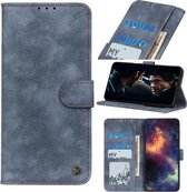 Voor Geschikt voor Xiaomi Poco X3 NFC Antilope Textuur Magnetische Gesp Horizontale Flip PU Lederen Case met Kaartsleuven & Portemonnee & Houder (Blauw)