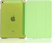 Pure Color Merge horizontale lederen flip-hoes voor iPad Mini (2019) / iPad Mini 4, met houder (groen)