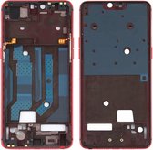 Front Behuizing LCD Frame Bezel Plate voor OPPO R15 Pro / R15 PACM00 CPH1835 PACT00 CPH1831 PAAM00 (Rood)
