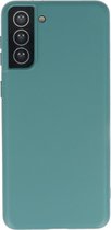 Wicked Narwal | Fashion Color TPU Hoesje Samsung Samsung Galaxy S21 Plus D. Groen