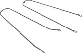 Spatbordraadstangenset 28 breed Urban (60mm) - zwart