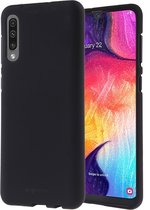 Samsung Galaxy A50 Hoesje - Mobigear - Color Serie - Siliconen Backcover - Zwart - Hoesje Geschikt Voor Samsung Galaxy A50