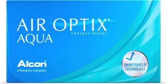 -5.50 - Air Optix® Aqua - 6 pack - Maandlenzen - BC 8.60 - Contactlenzen