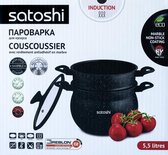 Satoshi Stoompan 5,5L - Marble coating - Cool-touch