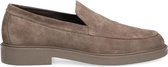 Manfield - Heren - Taupe suède loafers - Maat 44