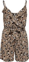 Only Broek Onlsaga S/l Wrap Playsuit Jrs 15235693 Humus/city Leo Dames Maat - 44