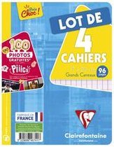 Clairefontaine Cahier piqûre Mimesys, 170 x 220 mm, séyès