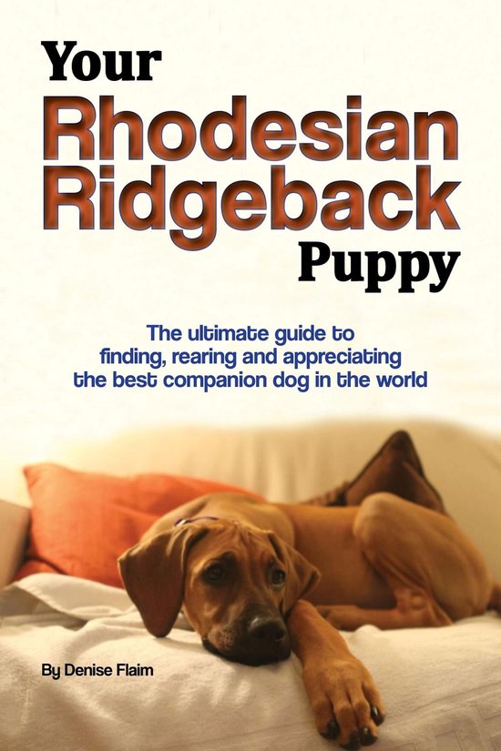 Your Rhodesian Ridgeback Puppy - cover