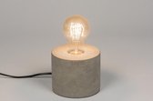 Lumidora Tafellamp 72239 - E27 - Grijs - Betongrijs - Beton - ⌀ 13 cm
