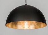 Lumidora Hanglamp 72495 - E27 - Zwart - Goud - Metaal - ⌀ 30.5 cm