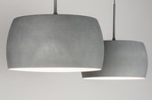 Lumidora Hanglamp 72400 - 2 Lichts - E27 - Betongrijs - Metaal