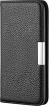 Huawei P40 Lite Hoesje - Mobigear - Wallet Serie - Kunstlederen Bookcase - Zwart - Hoesje Geschikt Voor Huawei P40 Lite