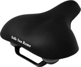 Selle San Remo zadel Vienna E-Bike zwart met handgreep