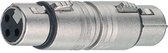 Neutrik NA3FF XLR (v) - XLR (v) koppelstuk