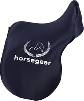 Housse de Selle Horsegear Logo Bleu Foncé - Bleu Foncé