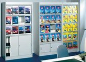 Kerkmann printfolderkast, 12 x DIN A4, lichtgrijs