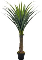 Medina Kunstplant met pot yucca boom 145 cm groen