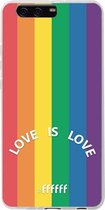 6F hoesje - geschikt voor Huawei P10 Plus -  Transparant TPU Case - #LGBT - Love Is Love #ffffff