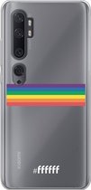 6F hoesje - geschikt voor Xiaomi Mi Note 10 -  Transparant TPU Case - #LGBT - Horizontal #ffffff