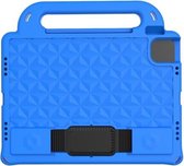 Voor iPad Pro 11 2021 Diamond Series EVA Anti-Fall Shockproof Sleeve Beschermhoes met houder en riem (blauw)