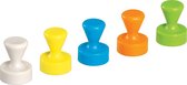 Maul Neodymium magneet (Ø x h) 12 mm x 16 mm Kegel Wit, Geel, Blauw, Groen, Oranje 10 stuk(s) 6168599