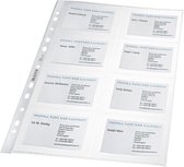 Leitz Premium Showtas voor Visitekaartjes - PP - A4 - 10 stuks - Transparant
