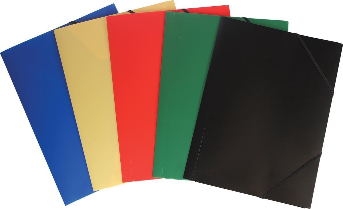 5Star elastomap geassorteerde kleuren: rood blauw groen geel en zwart