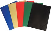 5Star elastomap geassorteerde kleuren: rood blauw groen geel en zwart