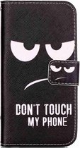 BookcaseGeschikt voor: Samsung Galaxy M51 hoesje met print - Don't touch my phone