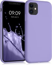 kwmobile telefoonhoesje geschikt voor Apple iPhone 11 - Hoesje voor smartphone - Back cover in violet lila