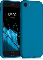 kwmobile telefoonhoesje geschikt voor Apple iPhone SE (2022) / iPhone SE (2020) / iPhone 8 / iPhone 7 - Hoesje voor smartphone - Back cover in Caribisch blauw