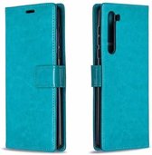 Portemonnee Book Case Hoesje Geschikt voor: Motorola Edge -  turquoise