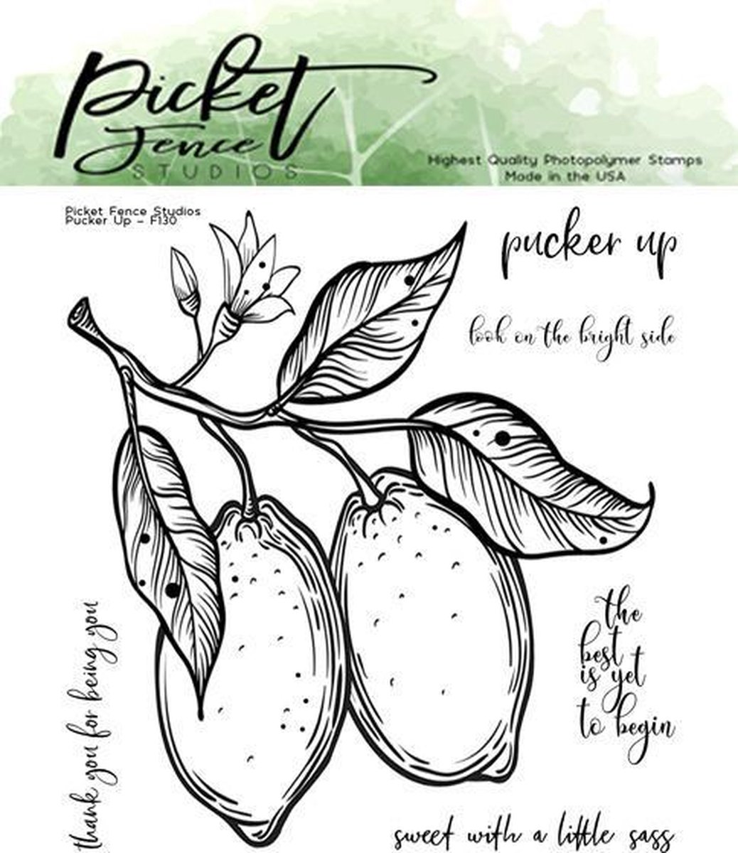 Pucker Up Clear Stamps (F-130)